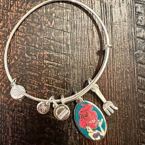 Alex and Ani Disney Silver Ariel ‘Mermaid Hair Don’t Care’ Charm Bracelet